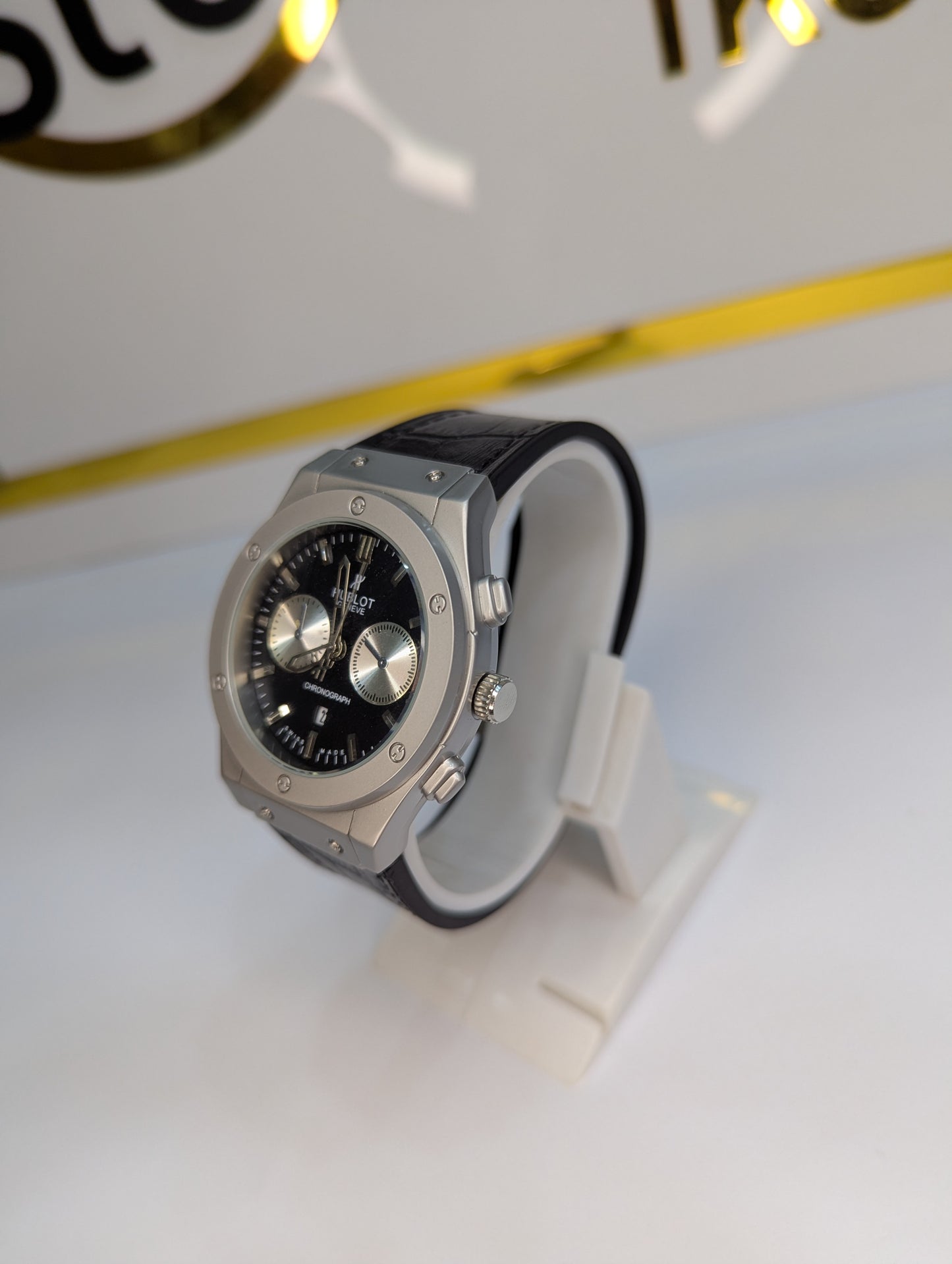 Hublot Classic Fusion Automatic Watch – Brown Dial & Leather Strap