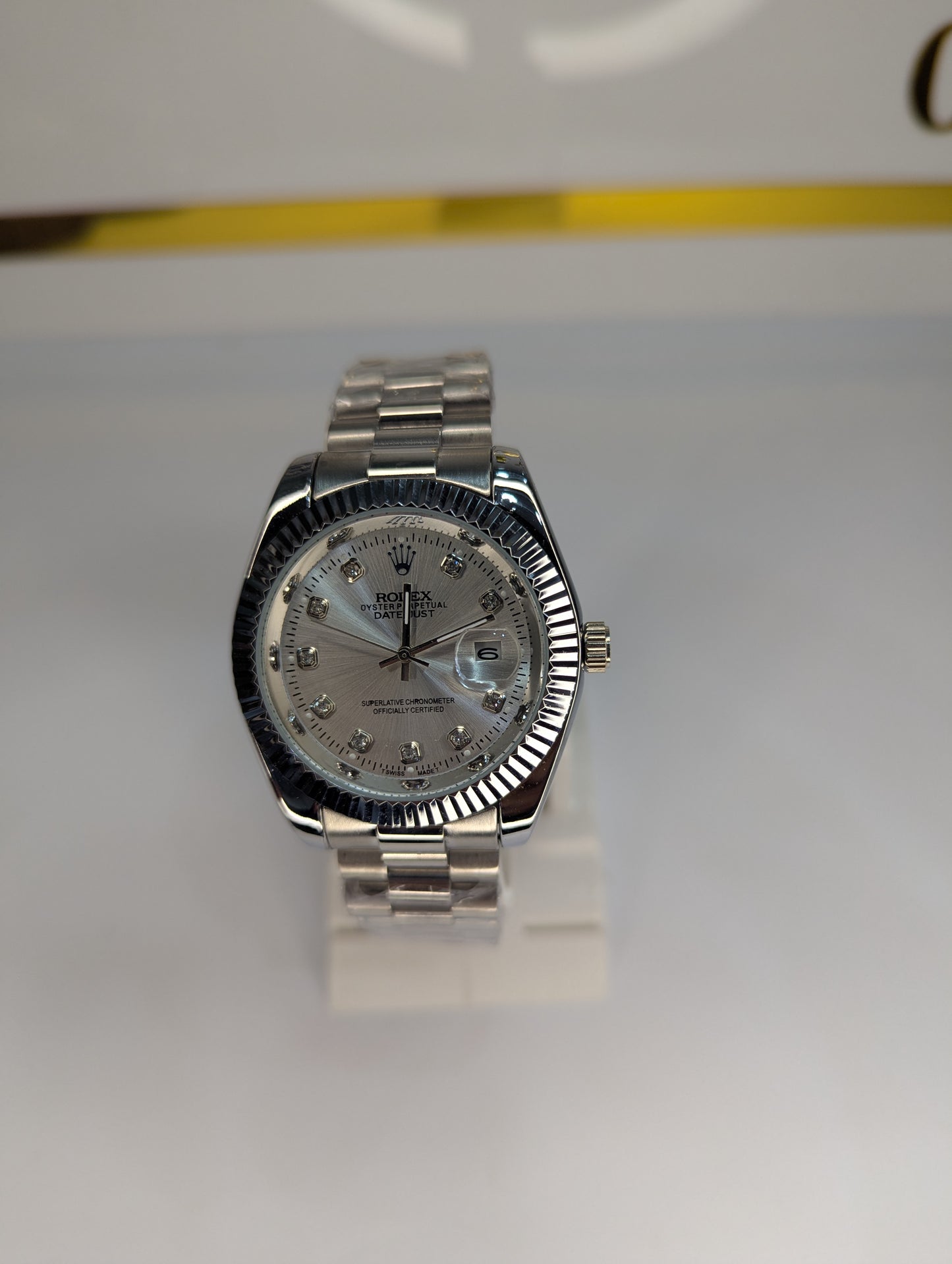 Rolex Datejust Automatic – Silver Dial with Diamond Markers