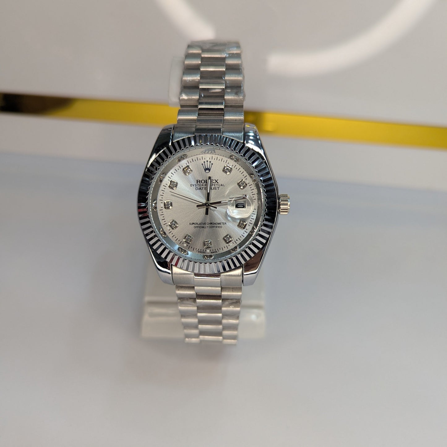 Rolex Datejust Automatic – Silver Dial with Diamond Markers