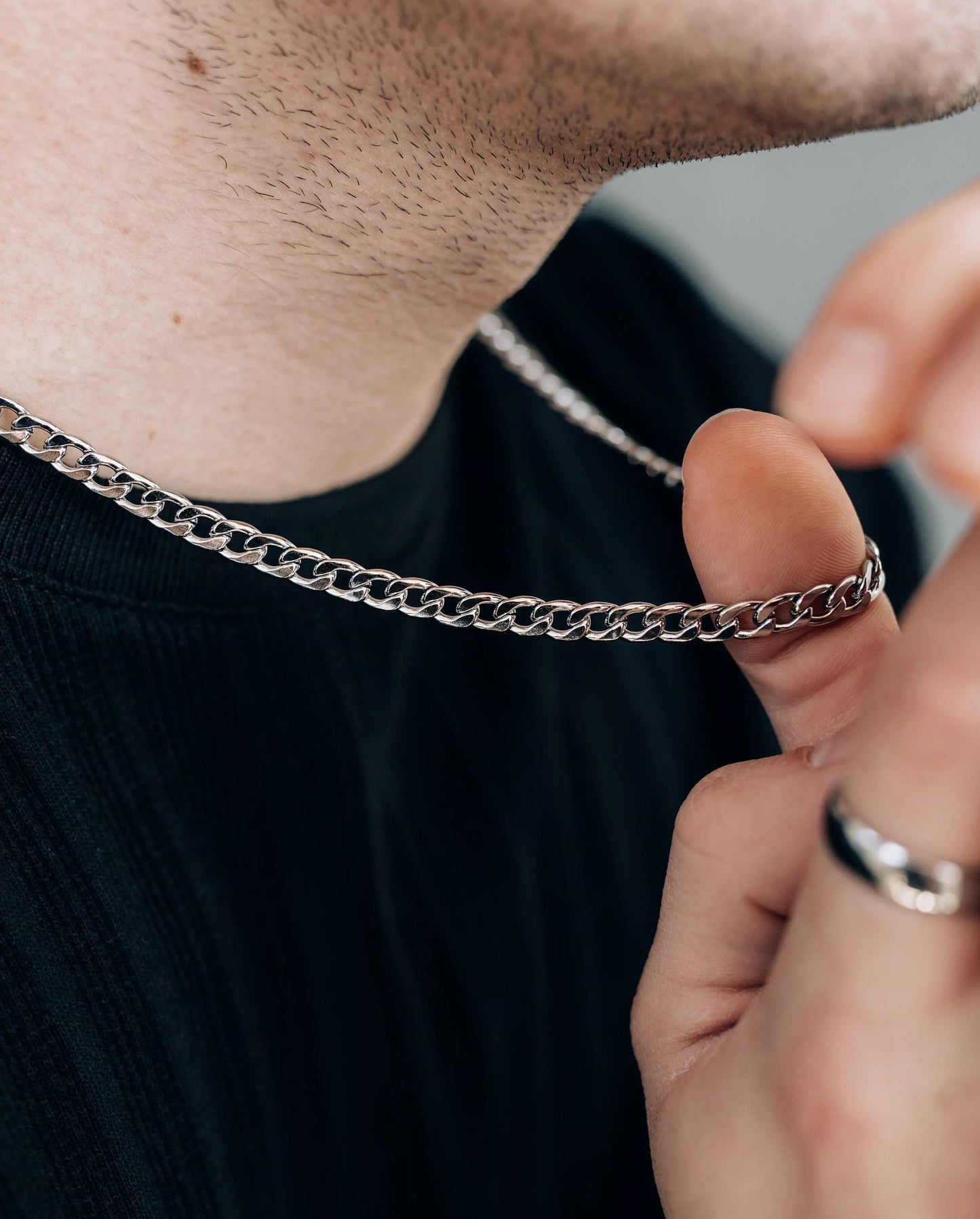Stainless Steel Chunky Curb Chain – 6mm