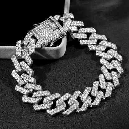 Luxury Iced Cuban Link Bracelet