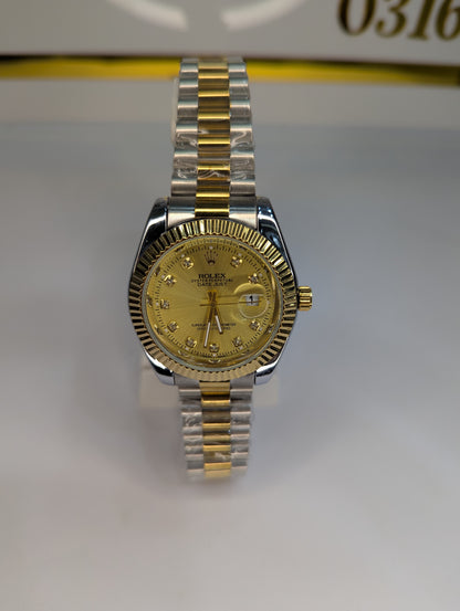 Rolex Datejust Automatic – Silver Dial with Diamond Markers
