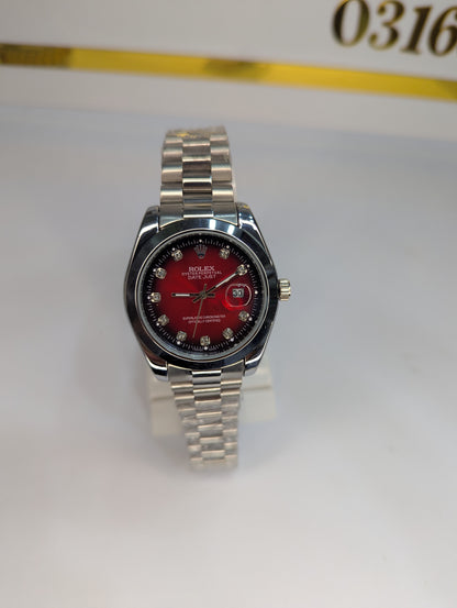 Rolex Datejust Automatic – Silver Dial with Diamond Markers