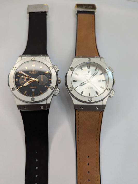 ✨ Hublot Dual Watch Deal – Automatic & Quartz Combo Set