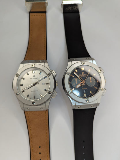 ✨ Hublot Dual Watch Deal – Automatic & Quartz Combo Set