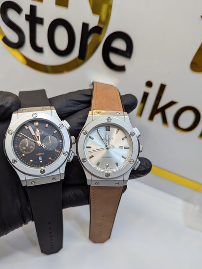 ✨ Hublot Dual Watch Deal – Automatic & Quartz Combo Set