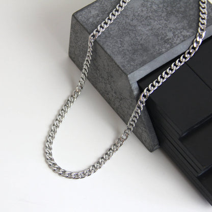 Stainless Steel Chunky Curb Chain – 6mm