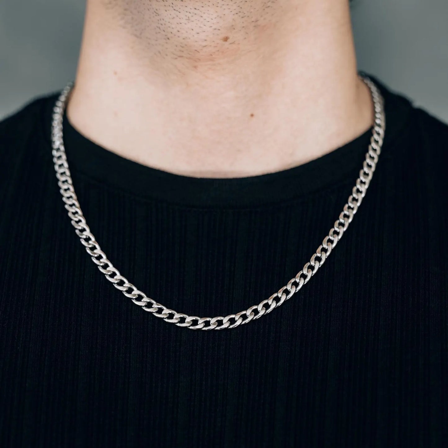 Stainless Steel Chunky Curb Chain – 6mm